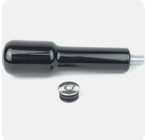こじろう blackinc ハンドル Black Plastic Portafilter Handle w/ Chrome End Cap (M12