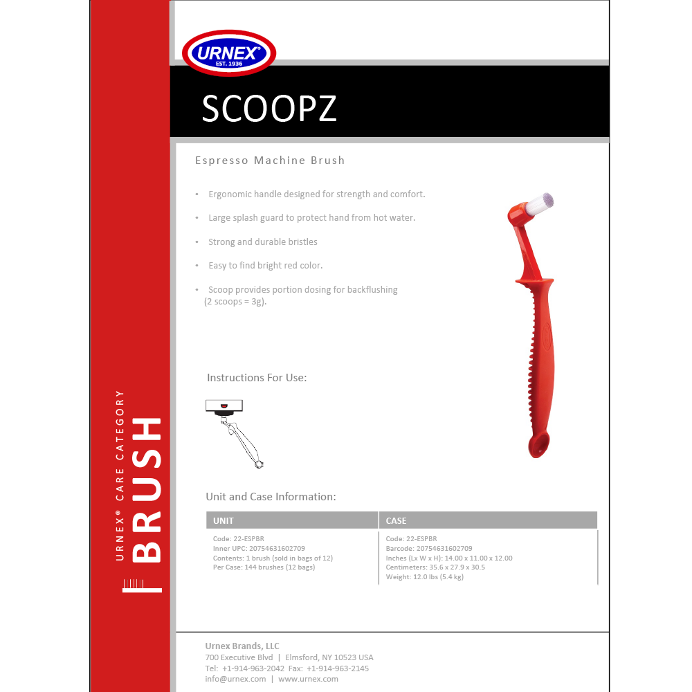 Scoopz Espresso Brush – Pasquini Coffee Co.