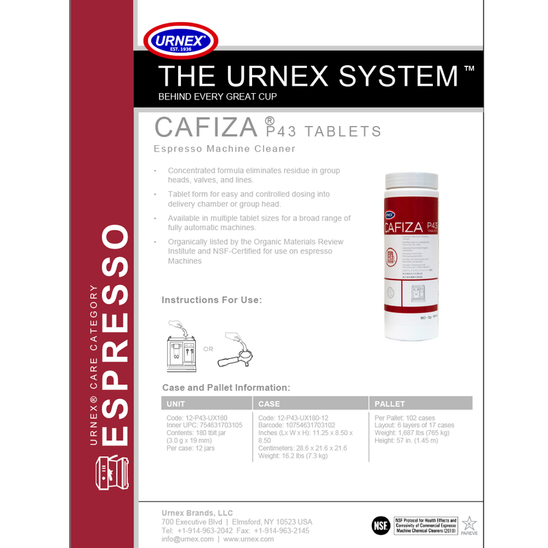 Cafiza Cleaning Tablets (3.0g)