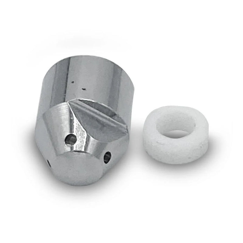 Livia 90 4 hole stainless steel steam tip w/ gasket